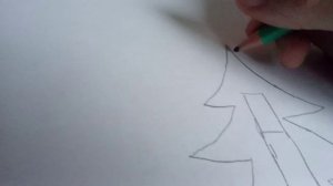 как нарисовать ёлку ель?(урок рисования)