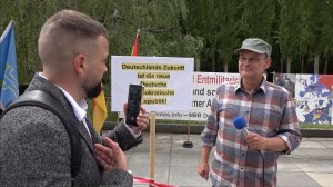 Rüdiger Hoffmann im Interview mit BSW am Tag des Sieges Berlin-Treptow 9. Mai 2026
