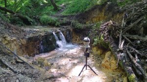 Звуки лесного водопада • 3D Бинауральная запись (Binaural Field Recording)