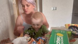 Наше утро/ Мариную шашлычку/ распаковка покупок/ а я мощная  вот такой комплемент /