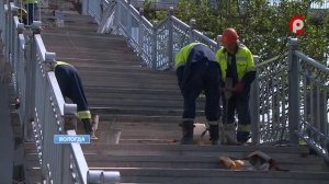 В Вологде ремонтируют мосты
