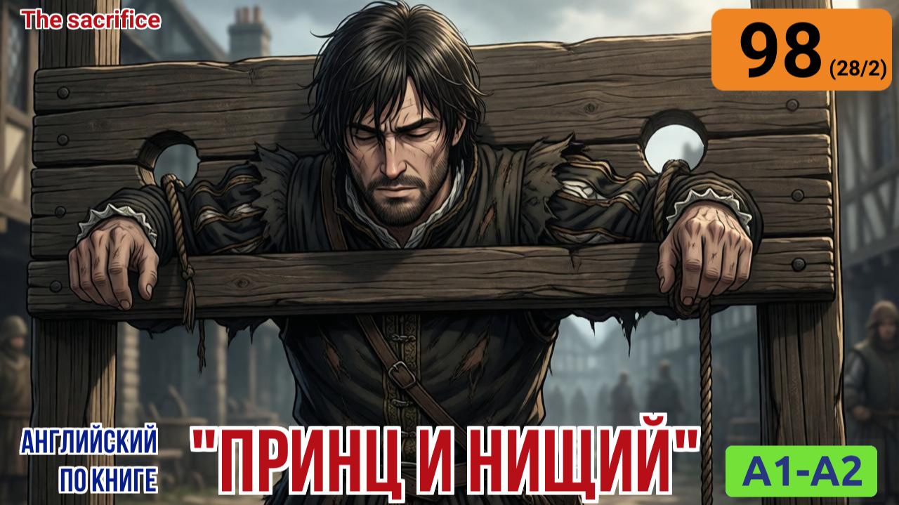 "Принц и нищий" на английском | Глава 28/2: Благородное сердце под плетью | A1-A2