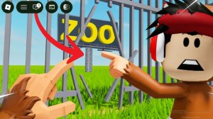 СБЕЖАЛ ИЗ ЗООПАРКА! За мной ОХОТЯТСЯ! Escape the Roblox Zoo