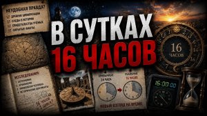 Время ускорилось? В сутках 16 часов!