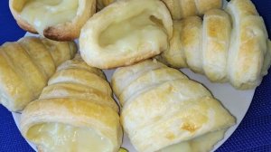 Вкусные трубочки с соусом «Бешамель»