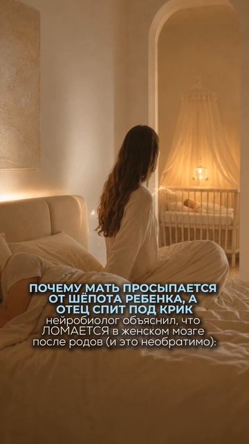 Почему мать просыпается от ШЁПОТА ребёнка - нейробиолог объяснил,что ЛОМАЕТСЯ в женщине после родов: