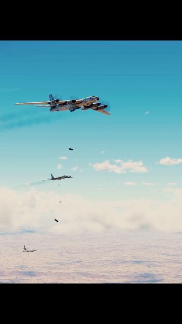 Ковровая бомбардировка на Ту-95М в War Thunder смотреть онлайн