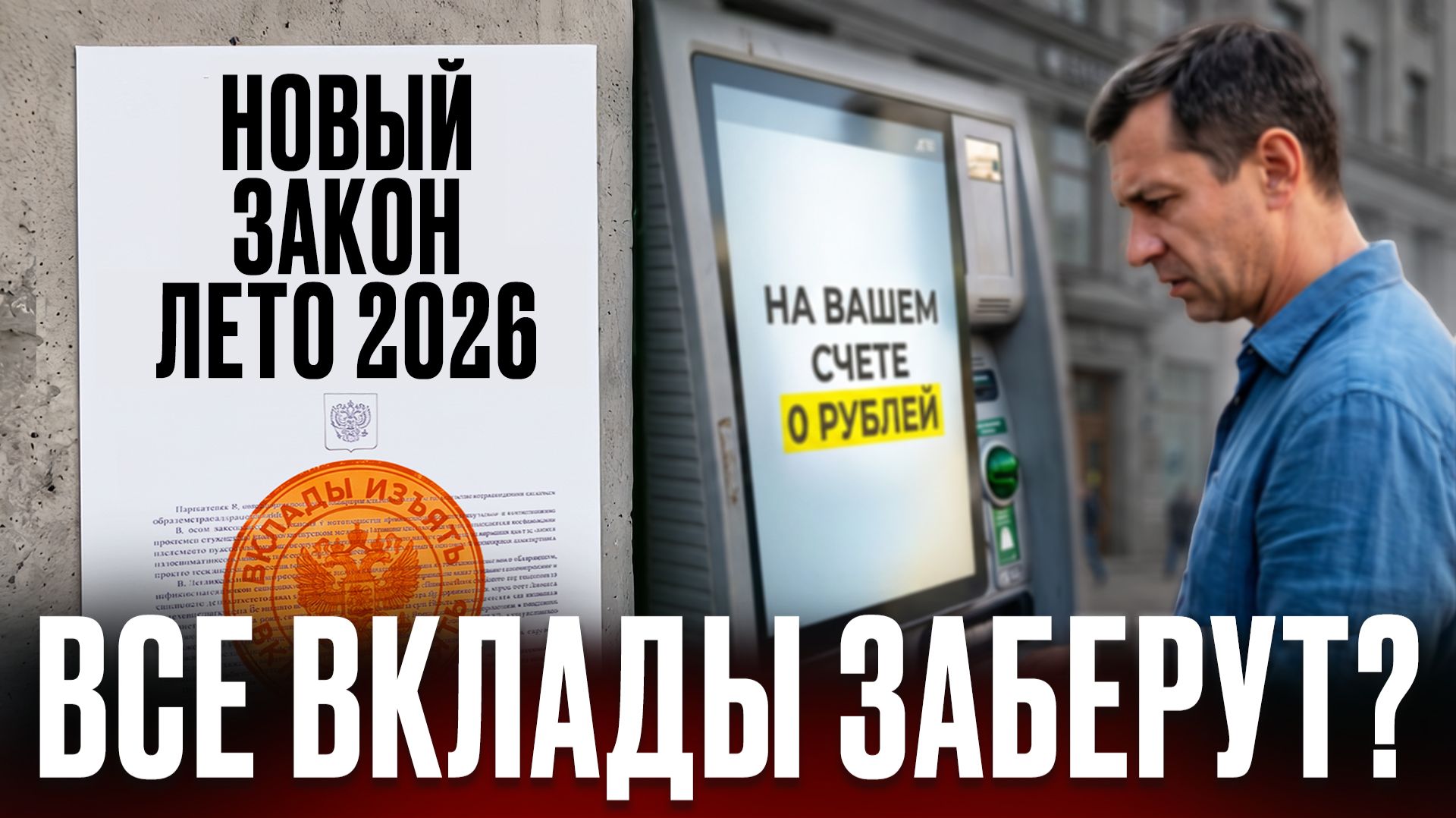 ВКЛАДЫ ПОД УГРОЗОЙ?! Почему россияне срочно снимают деньги со счетов?