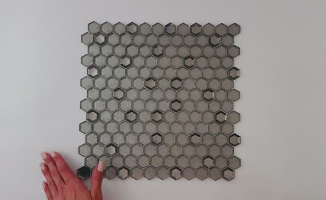 Мозаика Argento grani hexagon смотреть онлайн