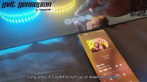 Trumsense K3030BF LED mirror dimmable  touch switch with bluetooth and defogger control 01