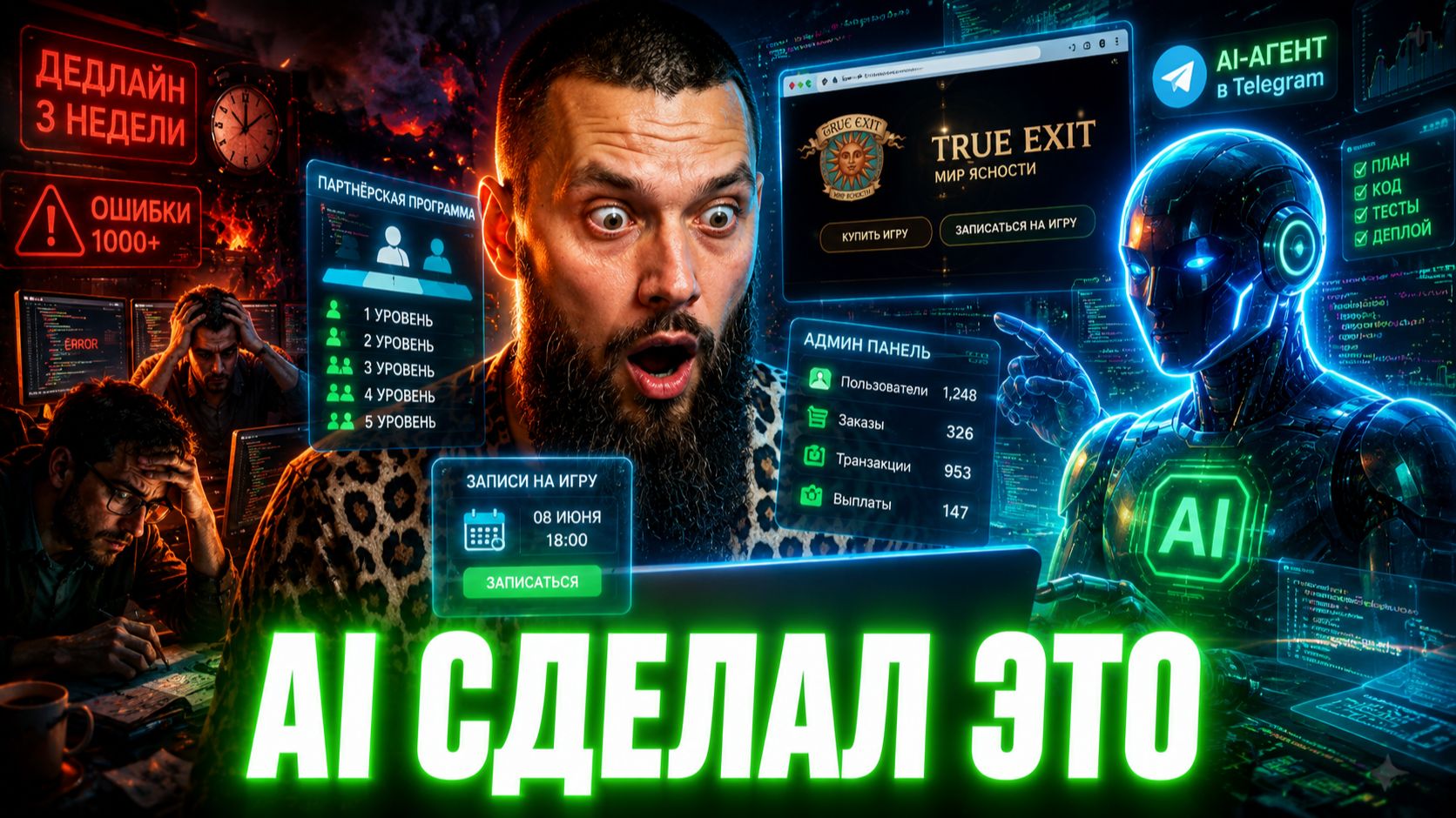 Мои AI-агенты уже делают бизнес-проекты за меня