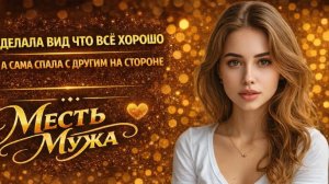 ДЕЛАЛА ВИД ЧТО ВСЁ ХОРОШО А САМА СПАЛА С ДРУГИМ НА СТОРОНЕ I МЕСТЬ МУЖА