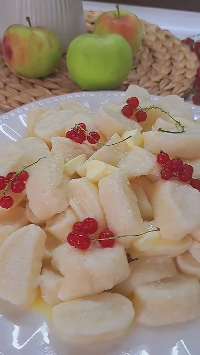 Ленивые варенички на завтрак! Вкусно!😋😋😋