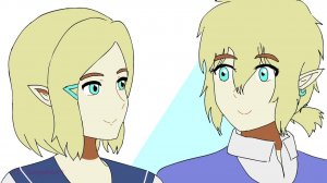 Работа в паре (анимация Link & Zelda)