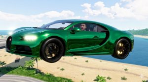 Безумные высокоскоростные прыжки на автомобиле – BeamNG/Drive