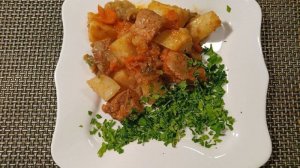 Насыщенное азу в мультиварке