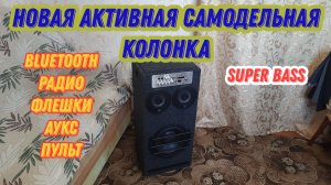 Новая активная самодельная колонка Super Bass