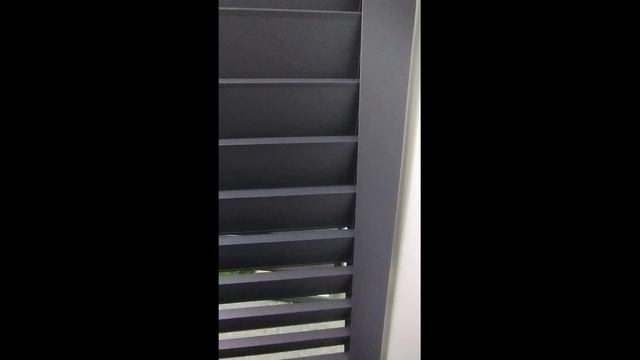 Горизонтальный забор-жалюзи 