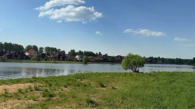 КП Алешинские просторы собственный пляж на реке Ольшанка