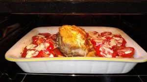 Свинина запеченная с овощами
