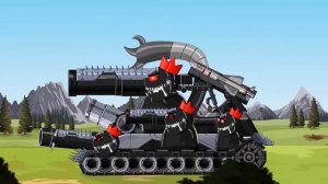 285. Battle for the northern lands   1S12 UHF 3-D Vs HKS    Cartoons about tank