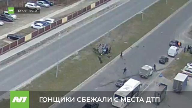 Гонщики устроили ДТП с перевёртышем и сбежали с места аварии. Нижневартовск