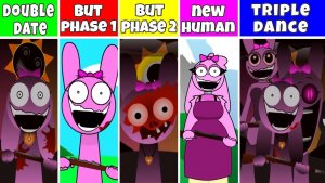 Sprunki Double Date – Но Фаза 1, Фаза 2, New Human & Triple Dance Fan Mod