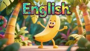 🇬🇧 Учим английский через танец: Песенка про банан!🍌