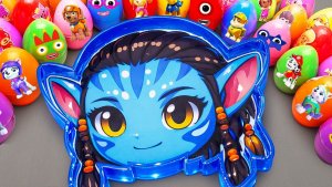 Как приготовить ванну с голубой слизью, смешав глиняные яйца Paw Patrol