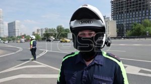 Рейд ГИБДД по проверке водителей мотоциклов в Москве