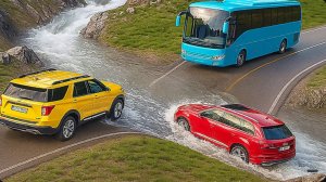 ULTIMATE Edition: Автомобили против быстрых рек — BeamNG Drive 🔥