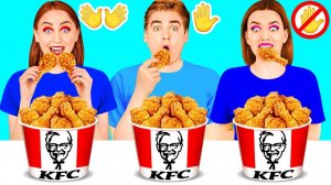 Едим Без рук vs Одной рукой vs Двумя руками Челлендж #2 # Смешные ситуации с едой BooBoom Challenge