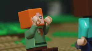 Я выжил 100 дней в Майнкрафт Хардкоре! LEGO‑мультфильм из кубиков