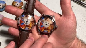 Лучшие Российские часы: часы Ракета-Jaquet Droz ЭМАЛЬ