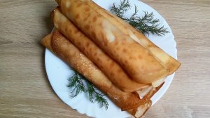 Нежные блины с красной рыбой и творожным сыром