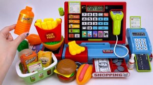 Покупки в супермаркете 🛒 Кассовый аппарат! Распаковка и Обзор ярких игрушек! Мультики для детей!