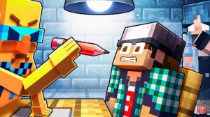 Впервые попали в Брейнрот школу в Steal a brainrot в minecraft!
