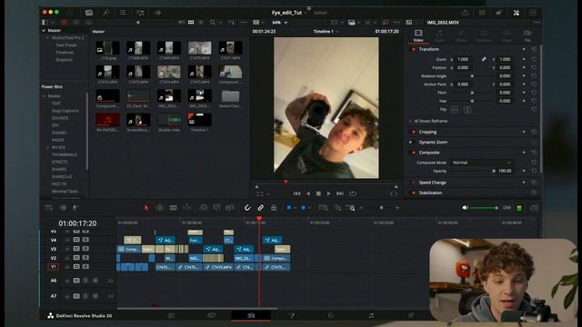 Редактируйте Reels в 10 раз быстрее в DaVinci Resolve (2026)