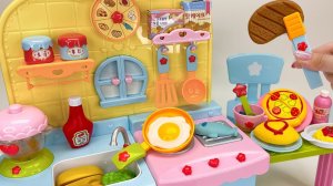 Милый кухонный игровой набор 🍳 Игрушка для приготовления и жарки яиц! Распаковка ярких игрушек!