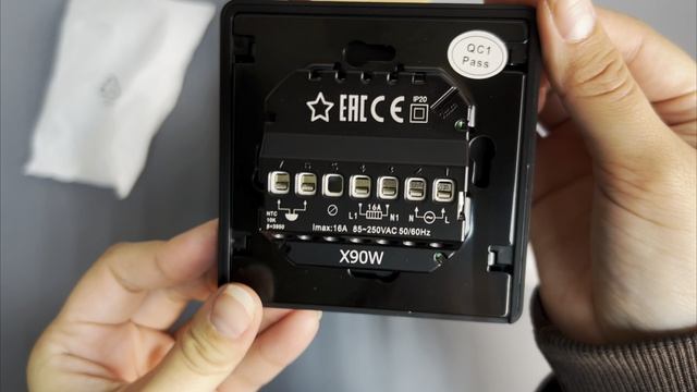 Терморегулятор/термостат MK90 WiFi, черный, до 3600 Вт, Для теплого пола, Для конвекторов смотреть онлайн