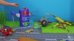 Игрушечные машинки PJ Masks, герои боевиков Гекко, Ромео, Кэтбой и Оулетт, для детей