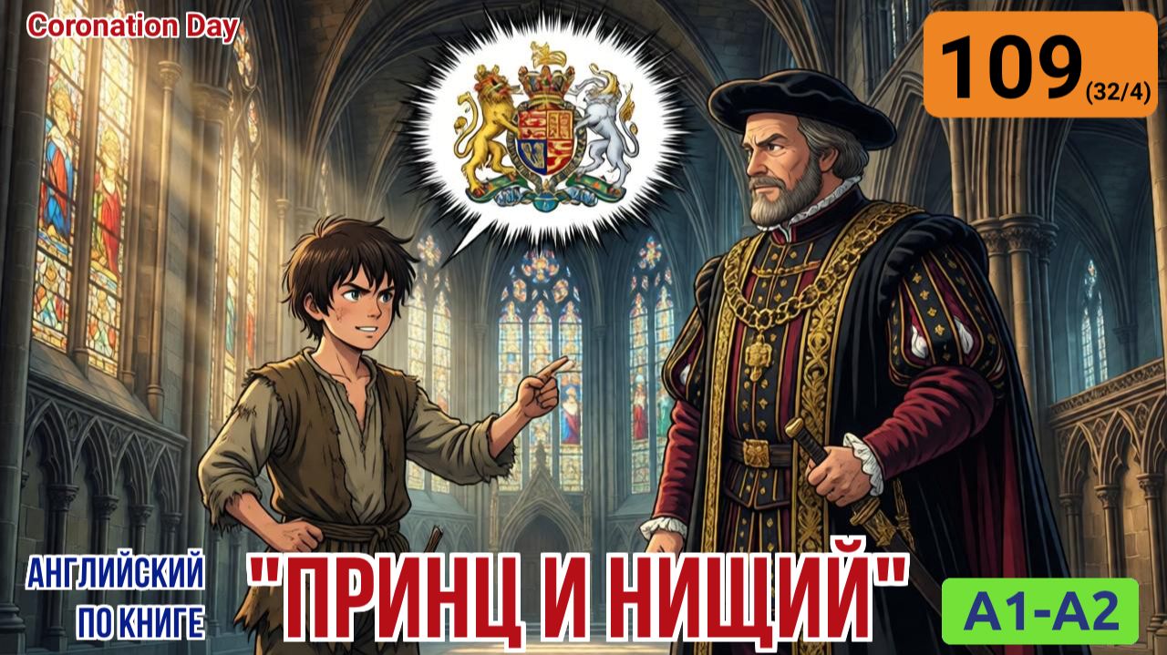 "Принц и нищий" на английском | Глава 32/4: Тайна Большой государственной печати | A1-A2