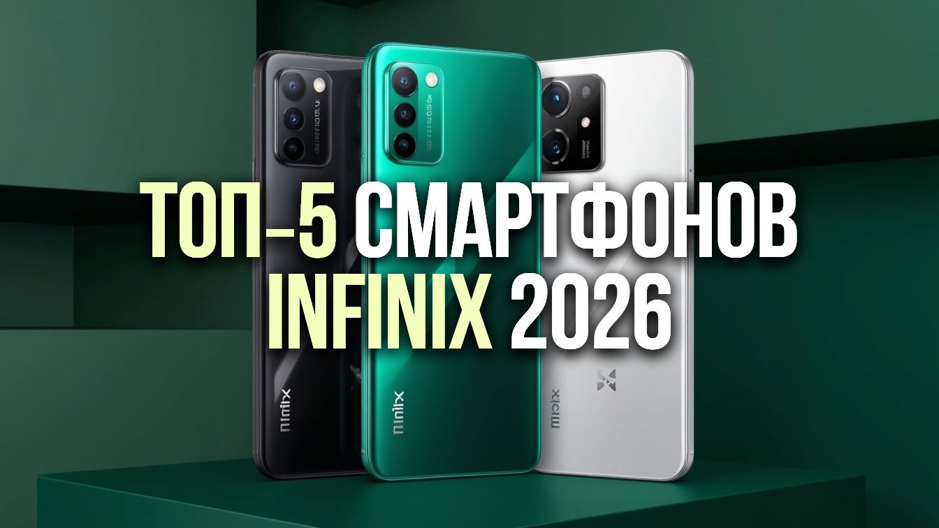 ТОП‑5 смартфонов Infinix 2026: выбираем модель с лучшей автономностью