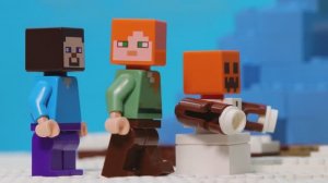 Автоматическая ферма рыбалки для выживания — LEGO‑мультфильм по Minecraft