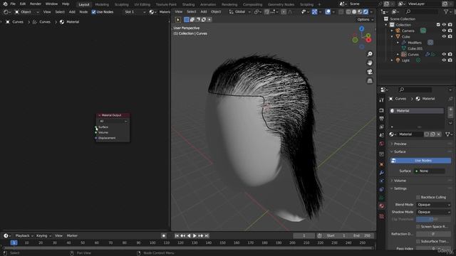 238 - Adding Material to Hair