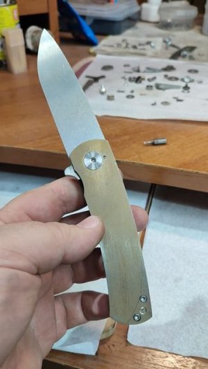 настройка механики на складном ноже