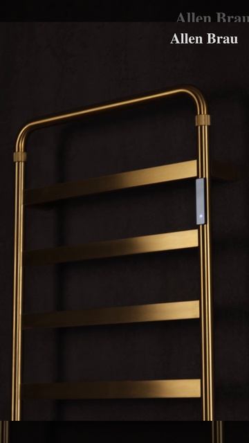 Полотенцесушитель электрический Allen Brau Priority 920х475 7.31003-GB золото браш смотреть онлайн