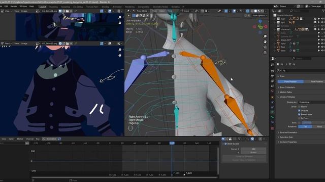 Coloso - A to Z of NPR Animation in Blender 16-2. Modeling & Rigging Practice - Body 4