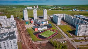 В Уфе в микрорайоне Затон-Западный завершают строительство школы № 165