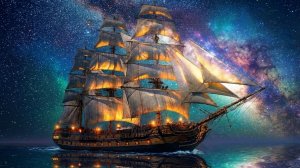 Cosmic caravan * relaxing ambient * atmospheric ambient * sea and space